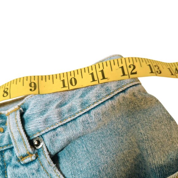 The Limited Upcycled Girls Denim & Cotton Skirt Horse Print Ruffle Hem Size 12 - Picture 10 of 11